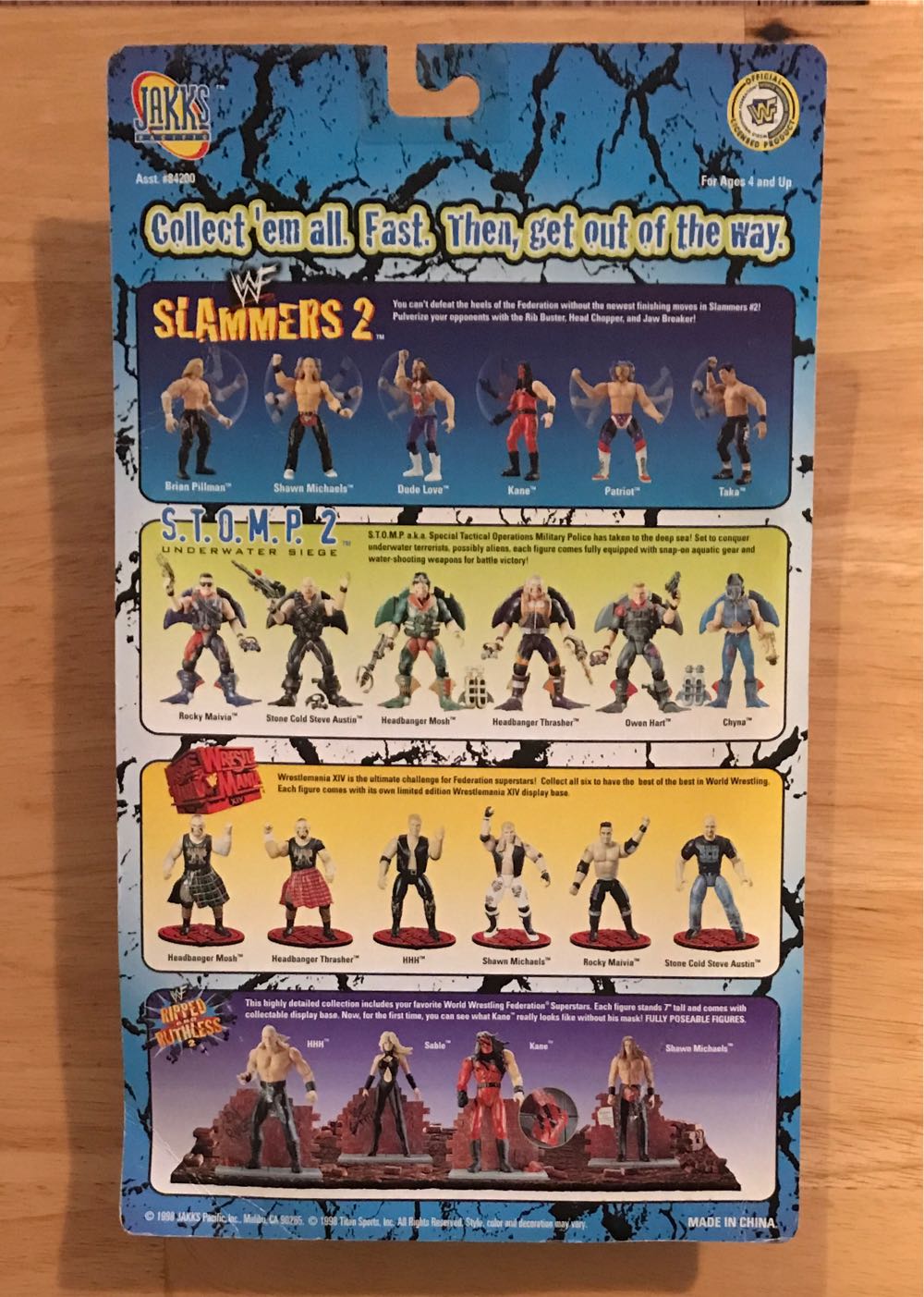 WWF Jakks Pacific BCA Slammers Series 2: Brian Pillman - WWF Jakks Pacific BCA (WWF Jakks Pacific BCA Slammers Series 2) action figure collectible [Barcode 039897842011] - Main Image 2