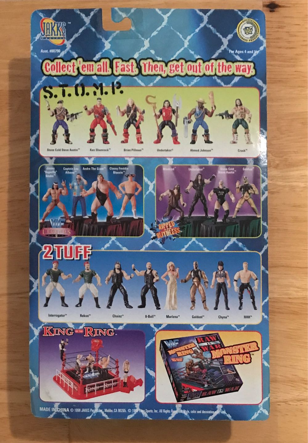 WWF Jakks Pacific BCA Shotgun Saturday Night Series 1: The Undertaker - WWF Jakks Pacific BCA (WWF Jakks Pacific BCA Shotgun Saturday Night Series 1) action figure collectible [Barcode 039897807966] - Main Image 2