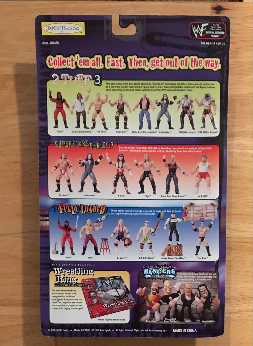 Jakks/WWF: Sable Shotgun Saturday Night - WWF Jakks Pacific BCA (WWF Jakks Pacific BCA Shotgun Saturday Night Series 2) action figure collectible [Barcode 039897804354] - Main Image 2