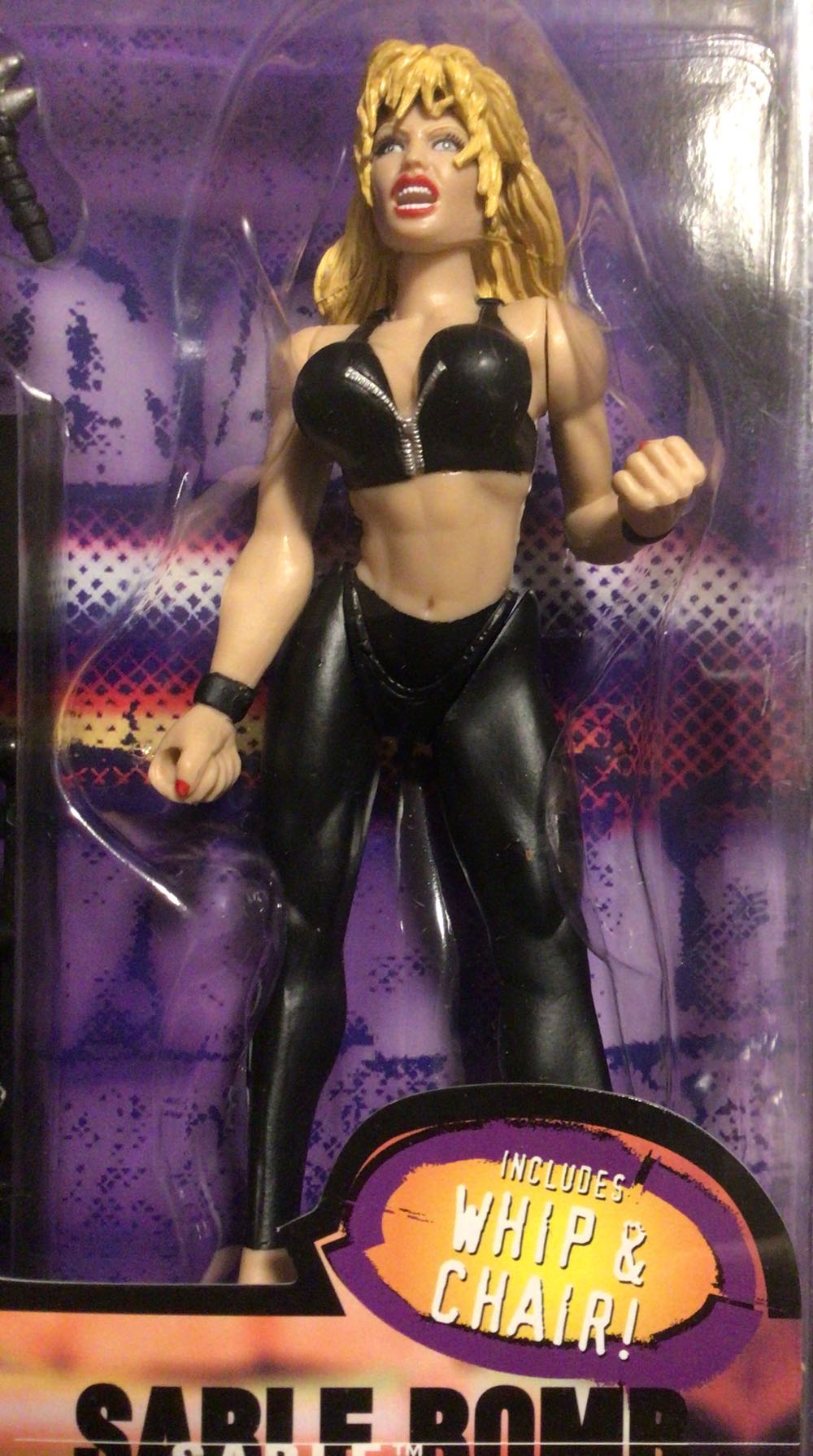 Jakks/WWF: Sable Shotgun Saturday Night - WWF Jakks Pacific BCA (WWF Jakks Pacific BCA Shotgun Saturday Night Series 2) action figure collectible [Barcode 039897804354] - Main Image 3