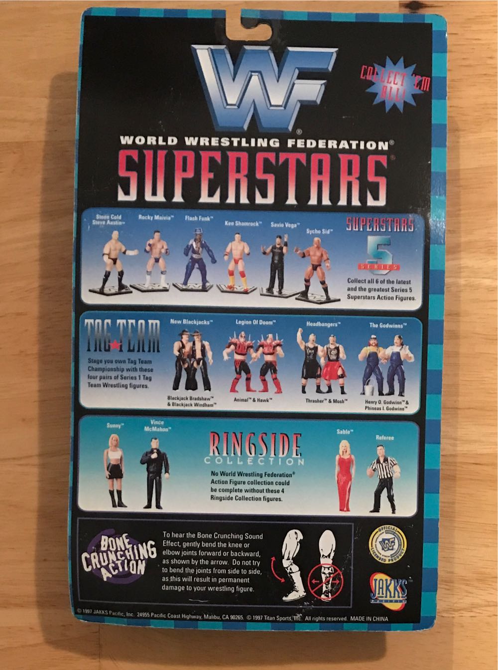 Ken Shamrock: Jakks WWF Superstars Series 5 - Jakks Pacific (WWF Superstars Series 5) action figure collectible [Barcode 039897807041] - Main Image 2