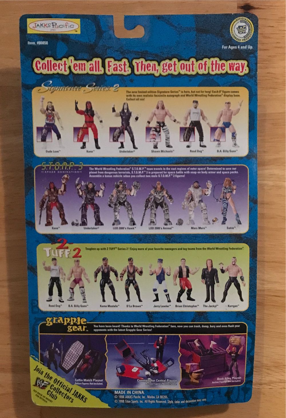 WWF Jakks Pacific BCA Superstars Best Of 1998 Series 2: Ken Shamrock - WWF Jakks Pacific BCA (WWF Jakks Pacific BCA Superstars Best Of 1998 Series 2) action figure collectible [Barcode 039897808581] - Main Image 2