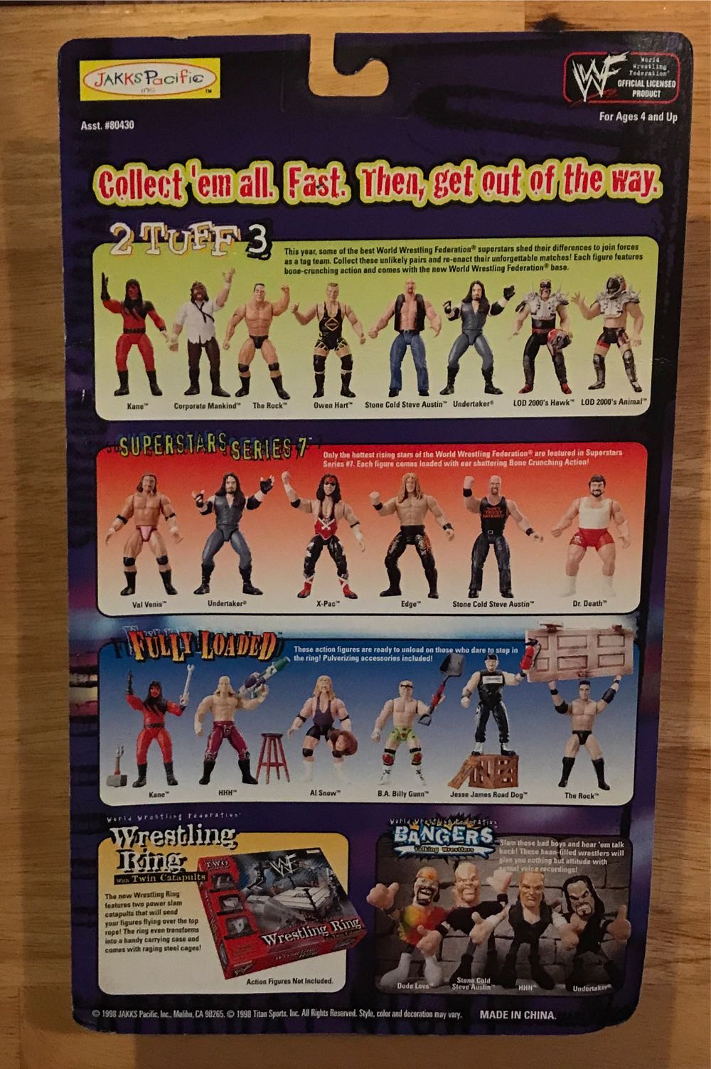 WWF Jakks Pacific BCA Shotgun Saturday Night Series 2: Shawn Michaels - WWF Jakks Pacific BCA (WWF Jakks Pacific BCA Shotgun Saturday Night Series 2) action figure collectible [Barcode 039897804347] - Main Image 2