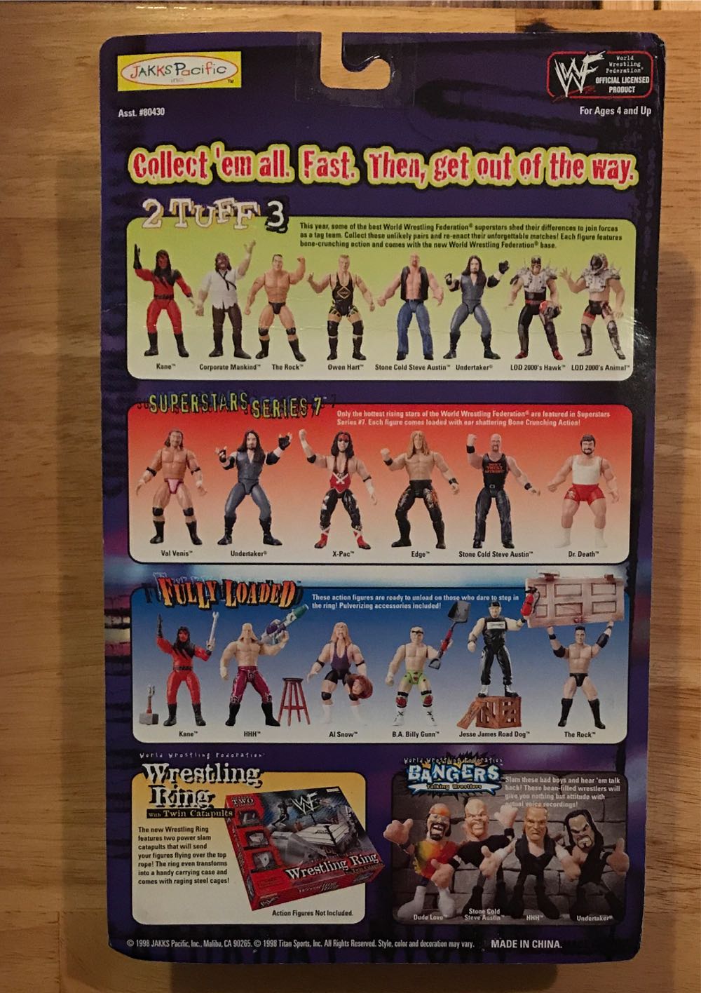 WWF Jakks Pacific BCA Shotgun Saturday Night Series 2: Road Dogg - WWF Jakks Pacific BCA (WWF Jakks Pacific BCA Shotgun Saturday Night Series 2) action figure collectible [Barcode 039897804323] - Main Image 2