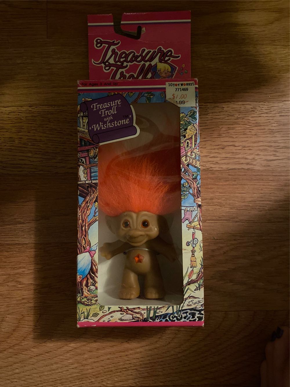 Treasure Troll - Orange  action figure collectible [Barcode 019717340002] - Main Image 1