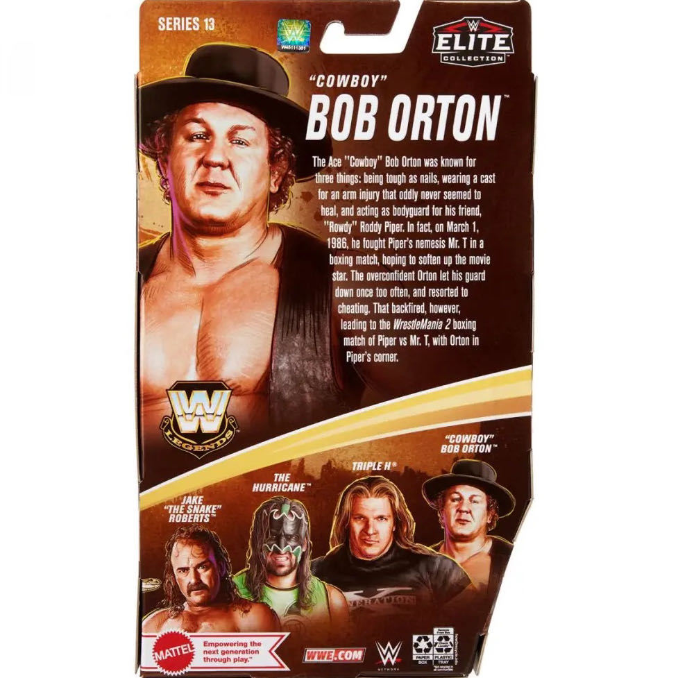 “Cowboy” Bob Orton - Mattel (Mattel Elite Collection Legends) action figure collectible - Main Image 4