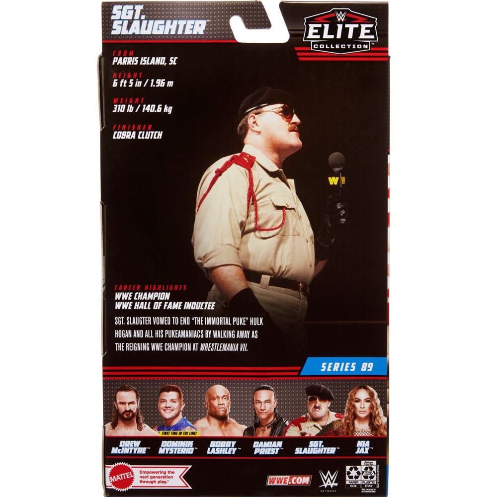 Sgt. Slaughter - Mattel Wwe (WWE Elite Collection 89) action figure collectible - Main Image 4