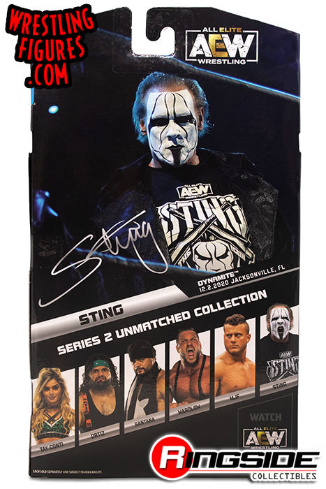 #09 Sting - Jazwares AEW (AEW Unmatched Collection 2) action figure collectible - Main Image 4