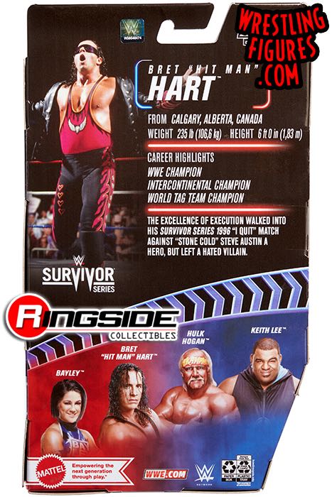 Bret “Hit Man” Hart - Mattel Wwe (WWE Survivor Series 2021 Elite Collection) action figure collectible - Main Image 4
