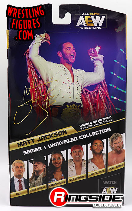 Matt Jackson - Jazwares AEW (AEW Unrivaled 1) action figure collectible - Main Image 4