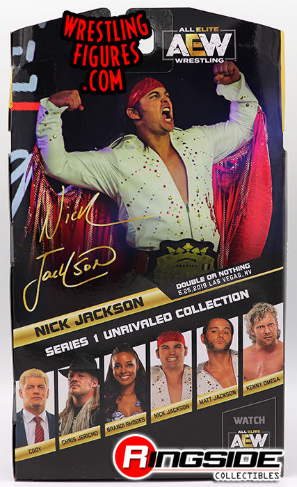 Nick Jackson - Jazwares AEW (AEW Unrivaled 1) action figure collectible - Main Image 4