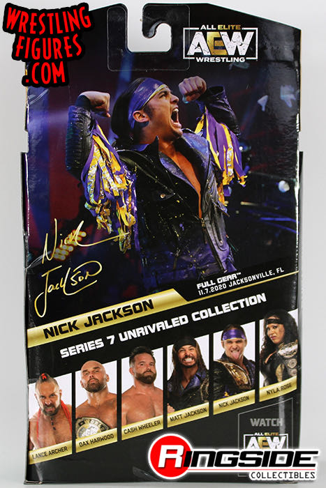 AEW - Nick Jackson - Unrivaled Collection - Series 7  (AEW Unrivaled Collection Series 7) action figure collectible - Main Image 4