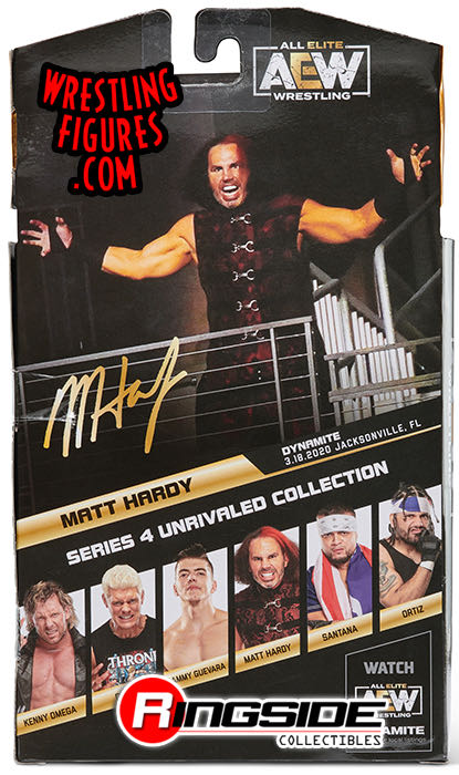 Matt Hardy - Jazwares AEW (AEW Unrivaled 4) action figure collectible - Main Image 4