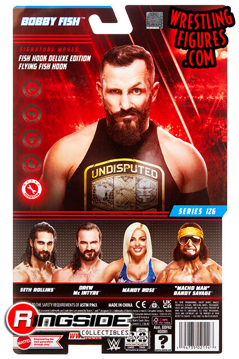 Bobby Fish - Mattel Wwe (WWE Series 126) action figure collectible - Main Image 4