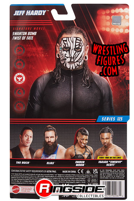 Jeff Hardy - Mattel Wwe (WWE Series 125) action figure collectible - Main Image 4