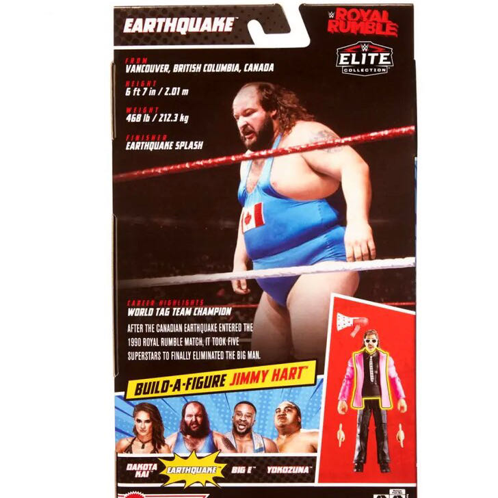 Earthquake - Mattel Wwe (WWE Royal Rumble 2022 Elite Collection) action figure collectible - Main Image 4