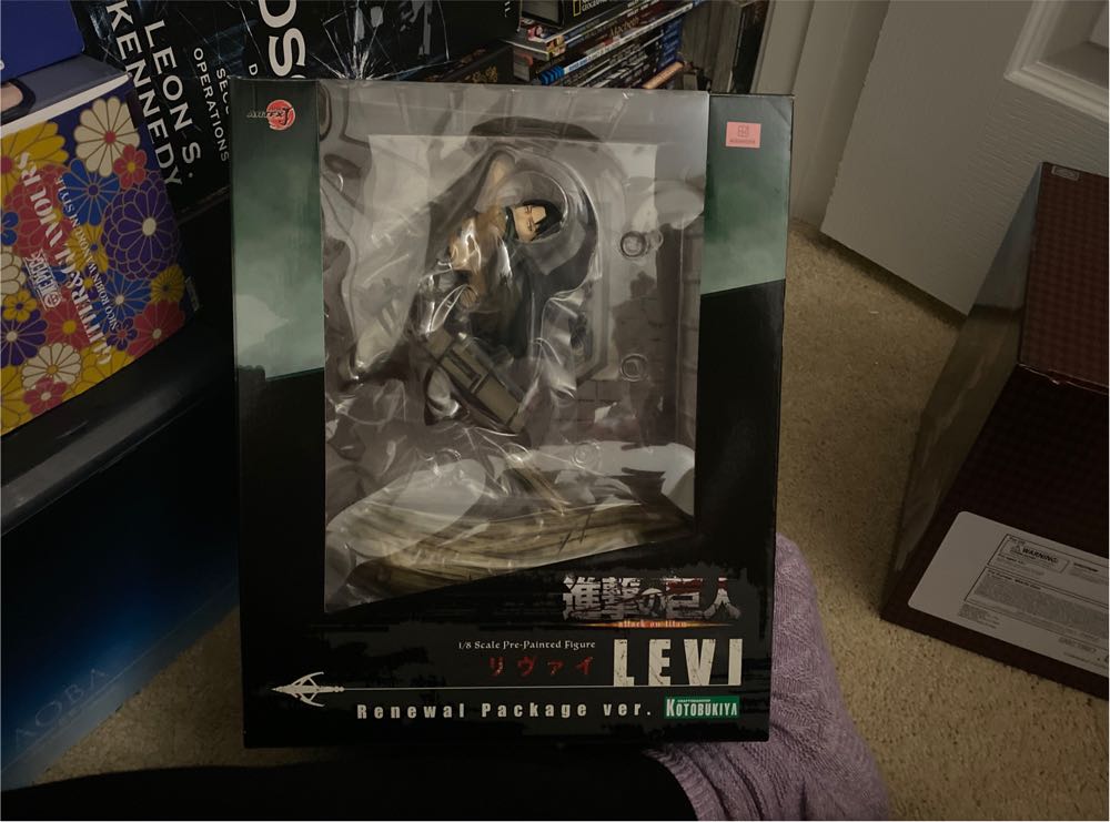 Artfx J 進撃の巨人 リヴァイ リニューアルパッケージver. 1 8スケール Pvc製 塗装済み完成品 フィギュア  action figure collectible [Barcode 190526016699] - Main Image 2