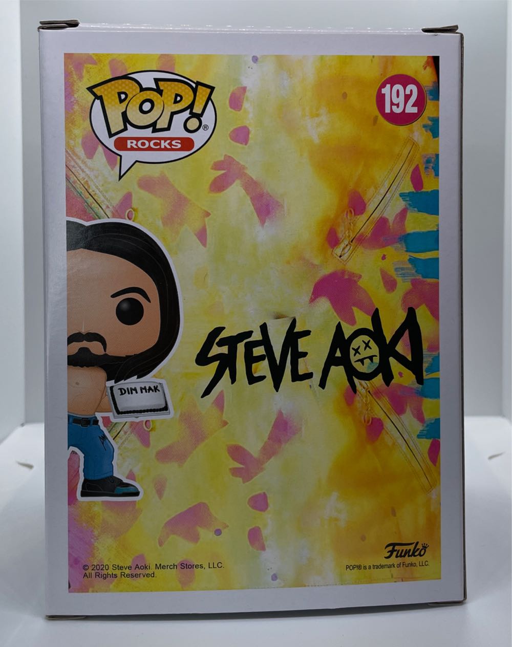 Funko Pop! Rocks: Steve Aoki Steve Aoki With Cake # 192 Autographed  action figure collectible [Barcode 889698537650] - Main Image 4