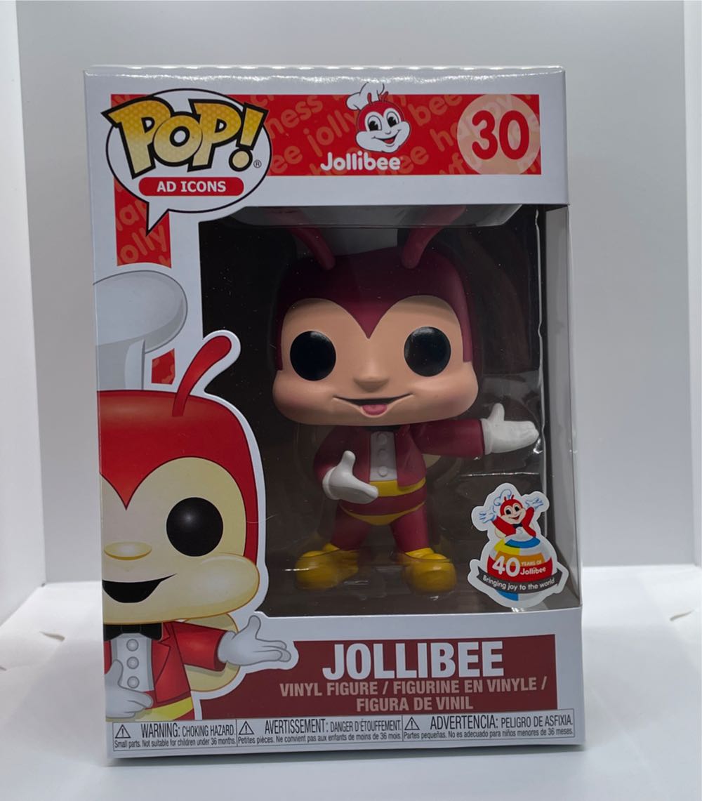 Funko Opp Pop! Ad Icons Jollibee 40th Anniversary Vinyl Figure Le Pcs  action figure collectible [Barcode 889698314268] - Main Image 2