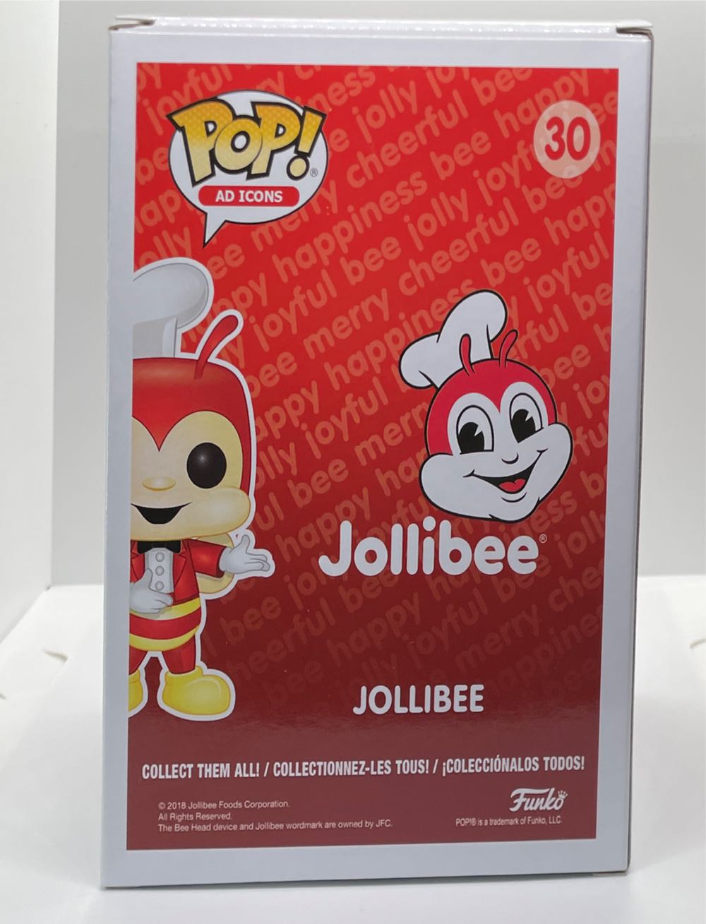 Funko Opp Pop! Ad Icons Jollibee 40th Anniversary Vinyl Figure Le Pcs  action figure collectible [Barcode 889698314268] - Main Image 4