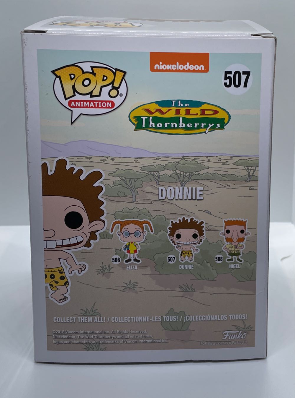 Funko 35578 Pop! Animation: The Wild Thornberry’sdonnie Standard Multicolor  action figure collectible [Barcode 889698355780] - Main Image 4