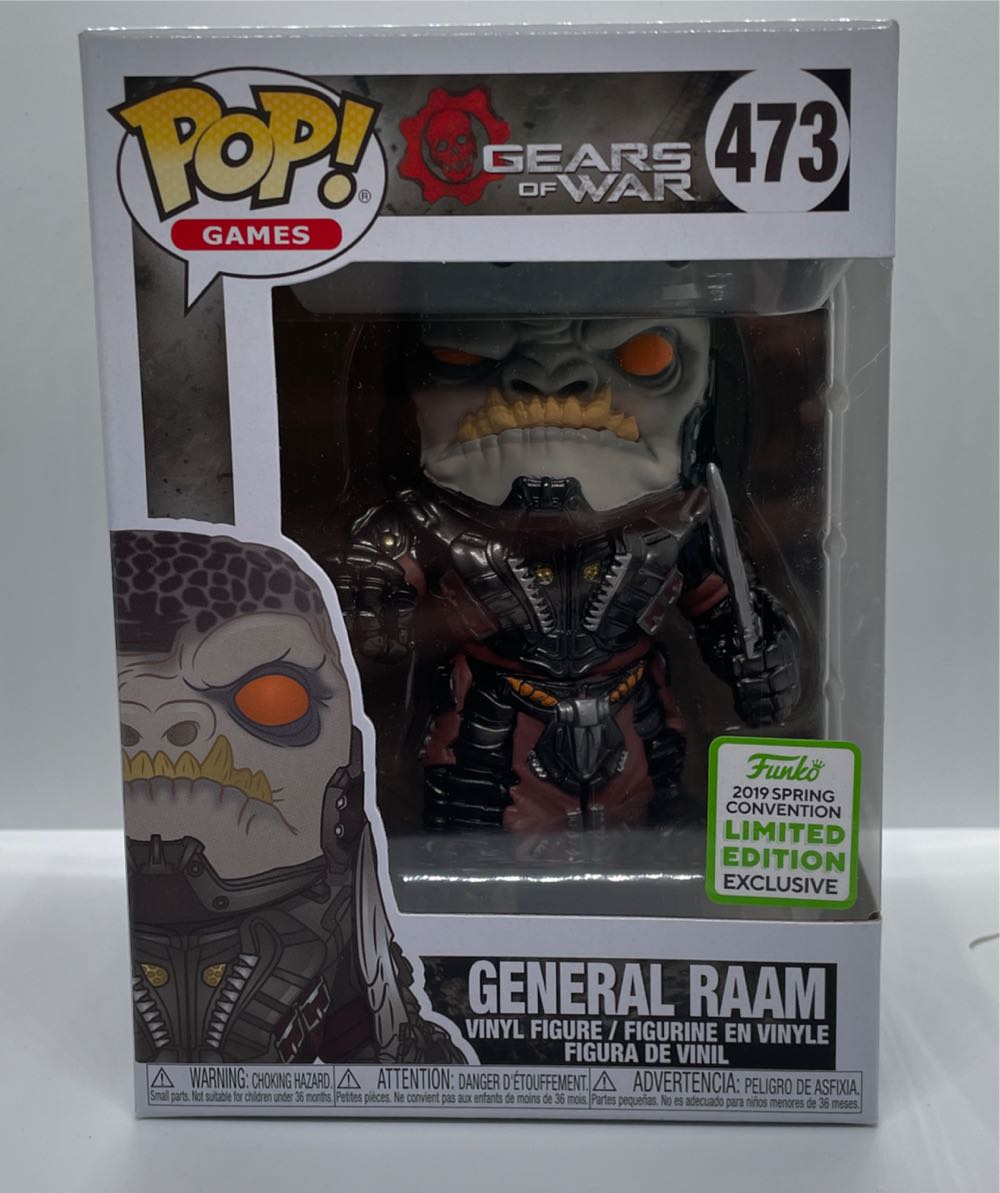 War Funko Pop! Games Gears Of War General Raam Eccc Shared Exclusive Gears  action figure collectible [Barcode 889698369800] - Main Image 2