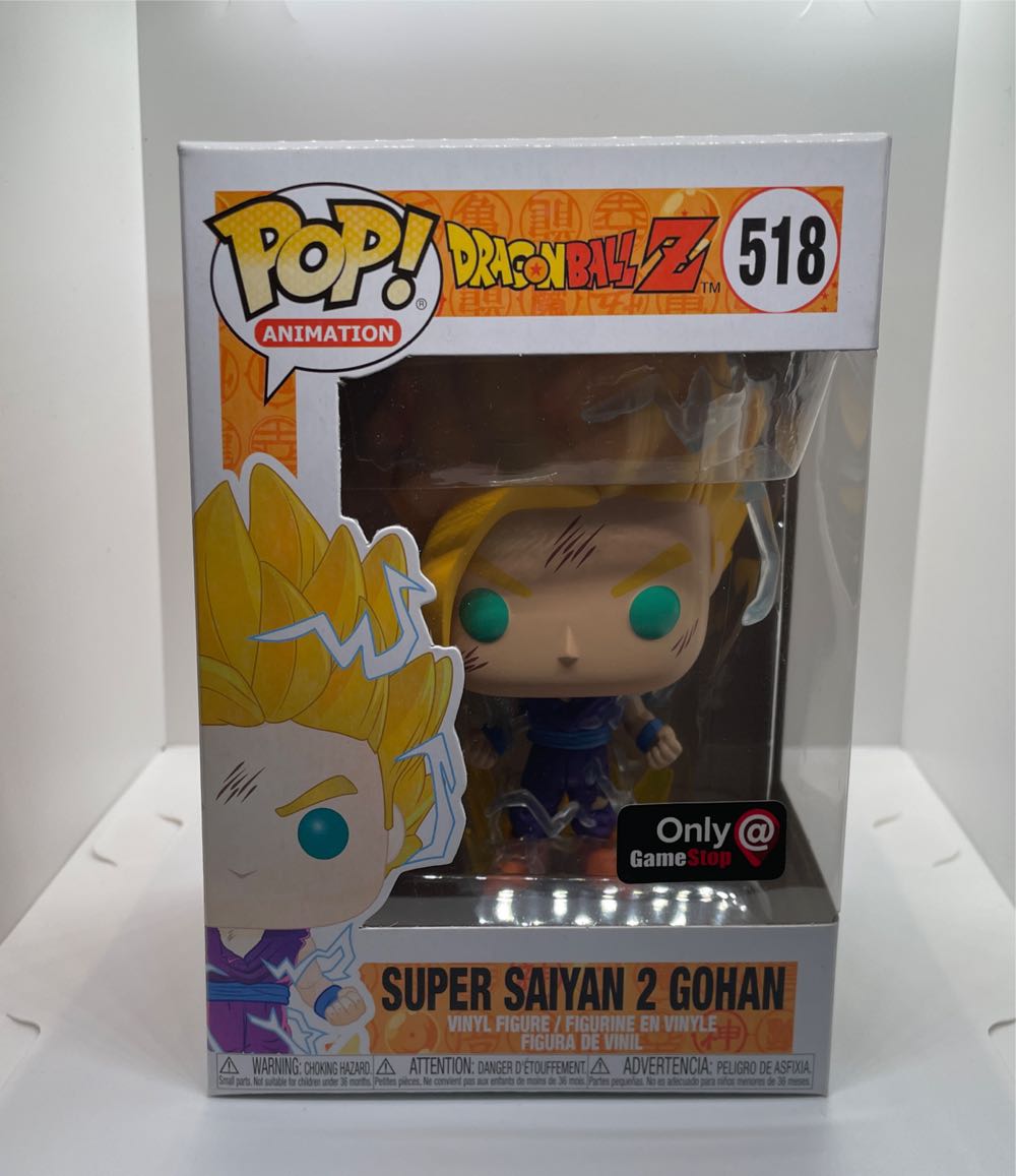 Funko Pop! Dragon Ball Z: Super Saiyan 2 Gohan (GameStop Exclusive) - Dragon Ball Collection / Banpresto (Dragon Ball Z Funko Pop!) action figure collectible [Barcode 889698369176] - Main Image 2