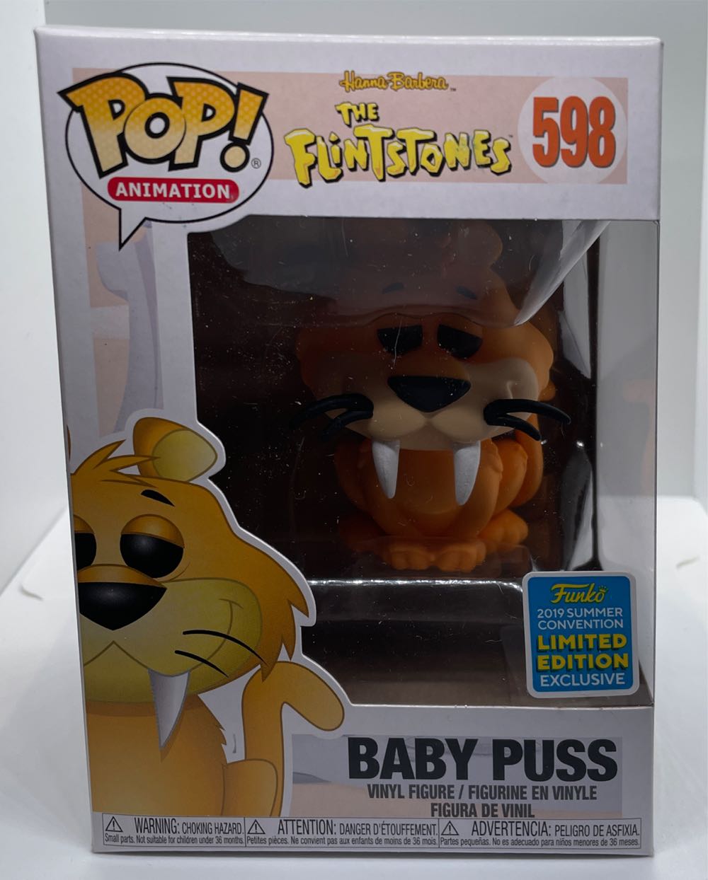 Funko Pop! Animation: Baby Puss Flintstones Summer Convention Exclusive  action figure collectible [Barcode 889698402286] - Main Image 2