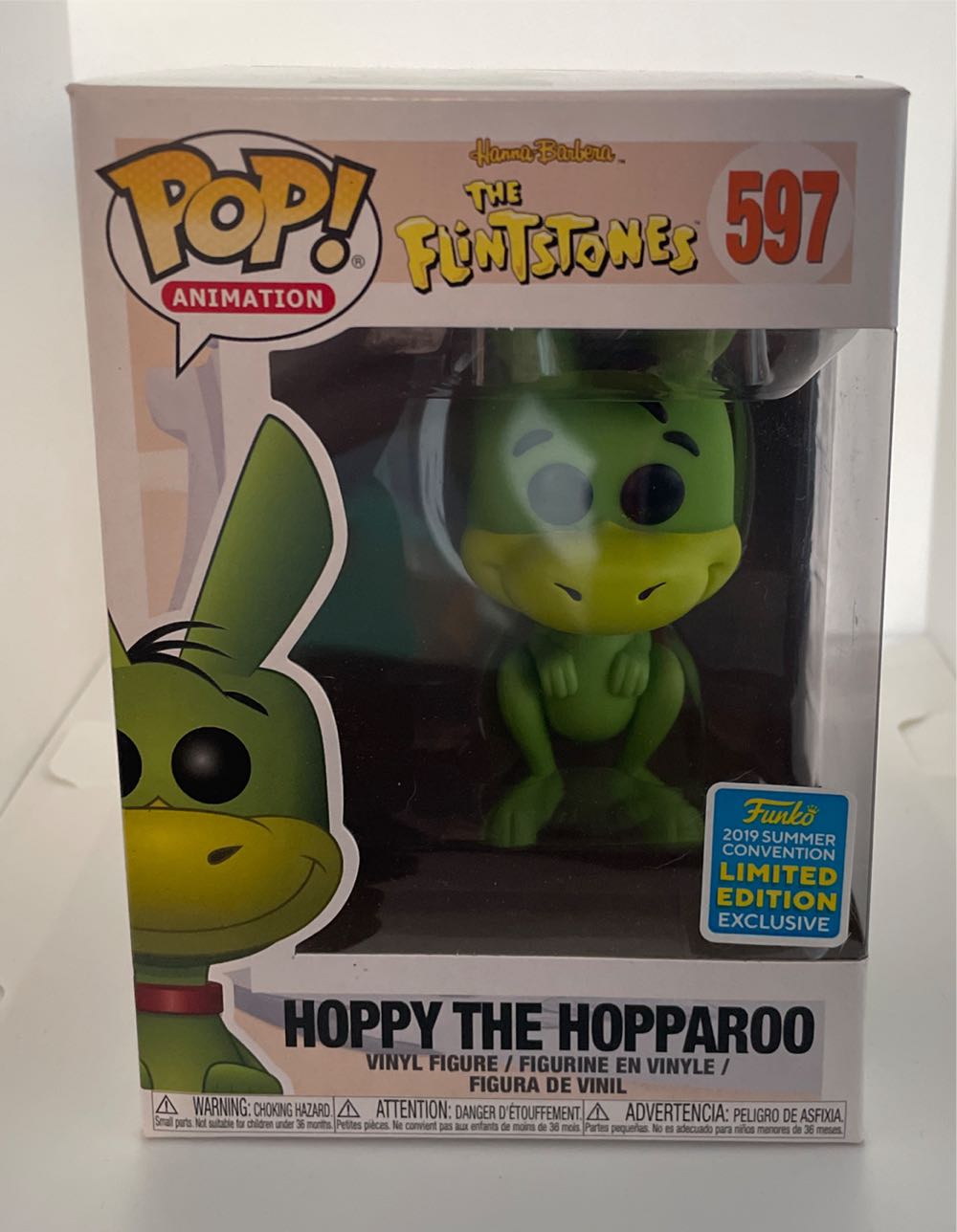 Funko Pop! Animation: Hoppy The Hopparoo Flintstones Summer Convention Exclusive  action figure collectible [Barcode 889698402279] - Main Image 2