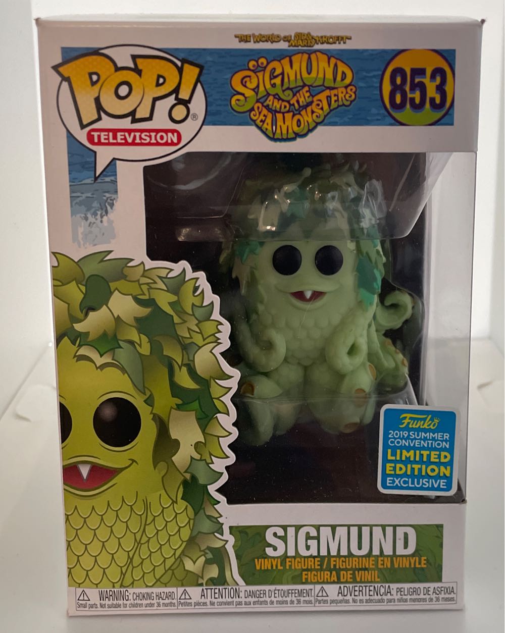 Funko Sigmund And The Sea Monsters Summer Convention Exclusive Limited Edition Vinyl Pop #853 - Funko (Pop Television) action figure collectible [Barcode 889698397483] - Main Image 2