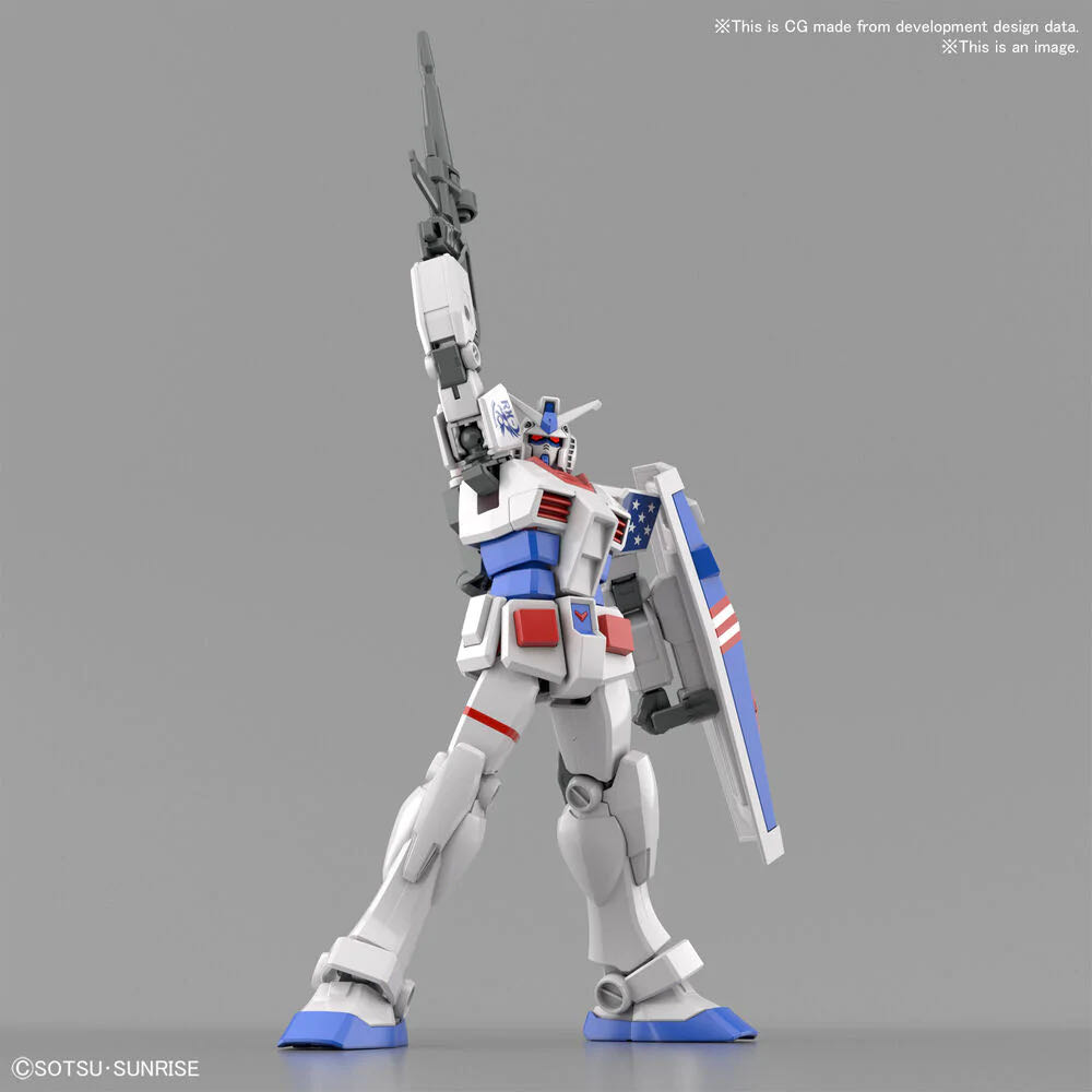 RX-78-2 America Type (EG) - Bandai (Entry Grade) action figure collectible [Barcode 045557110291] - Main Image 4