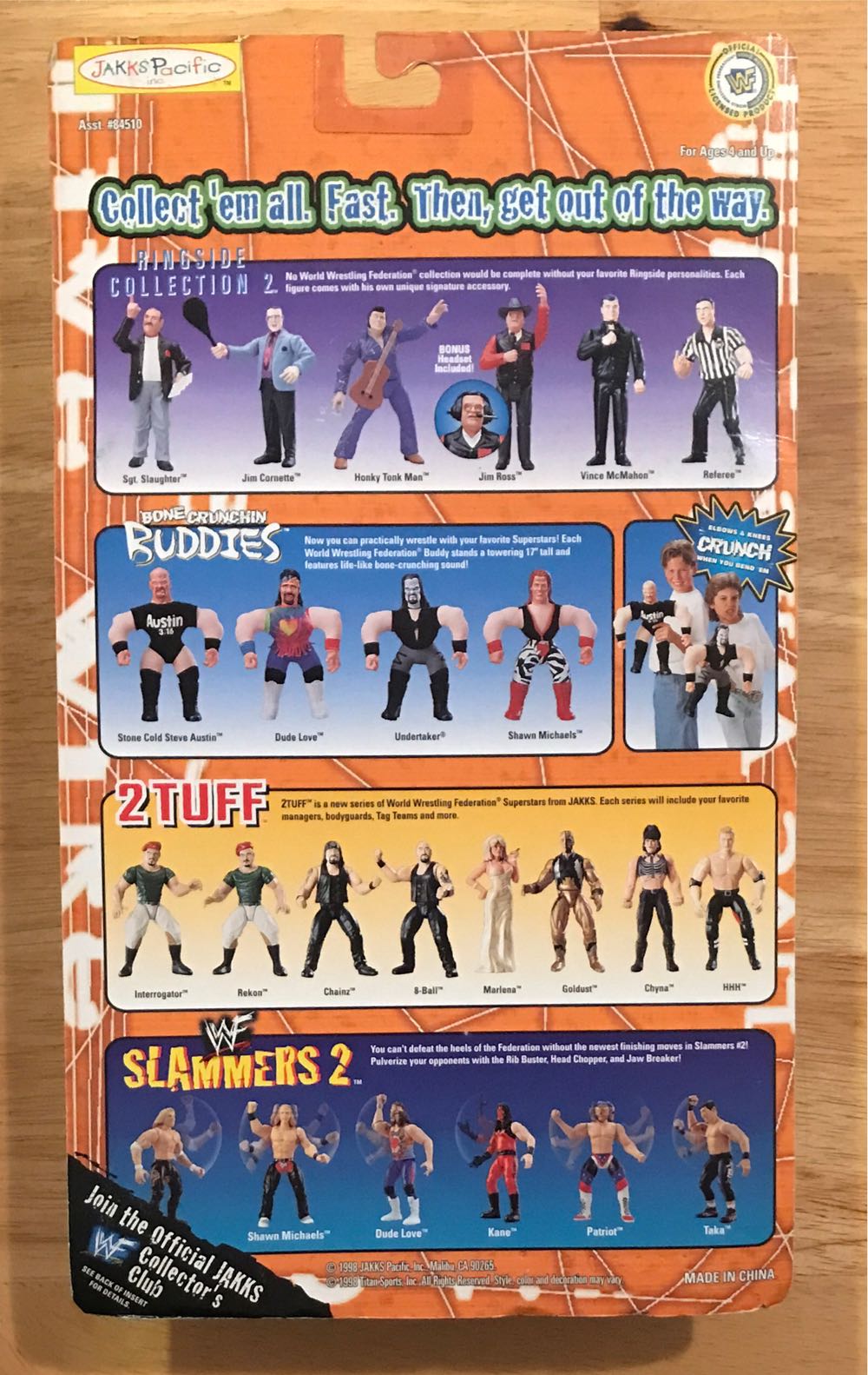 WWF Jakks Pacific BCA Live Wire Series 1: Chyna - WWF Jakks Pacific BCA (WWF Jakks Pacific BCA Live Wire Series 1) action figure collectible [Barcode 039897845128] - Main Image 2