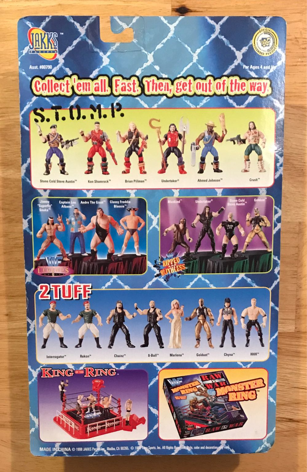 WWF Jakks Pacific BCA Shotgun Saturday Night Series 1: Road Warrior Animal - WWF Jakks Pacific BCA (WWF Jakks Pacific BCA Shotgun Saturday Night Series 1) action figure collectible [Barcode 039897807980] - Main Image 2