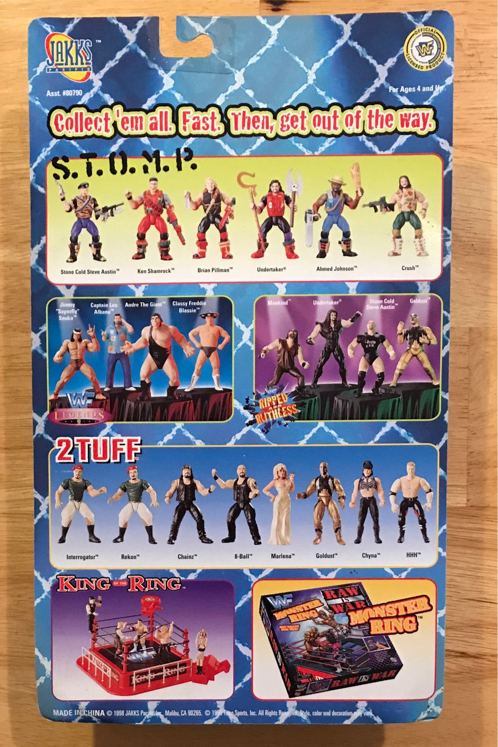 WWF Jakks Pacific BCA Shotgun Saturday Night Series 1: Henry O. Godwinn - WWF Jakks Pacific BCA (WWF Jakks Pacific BCA Shotgun Saturday Night Series 1) action figure collectible [Barcode 039897807928] - Main Image 2