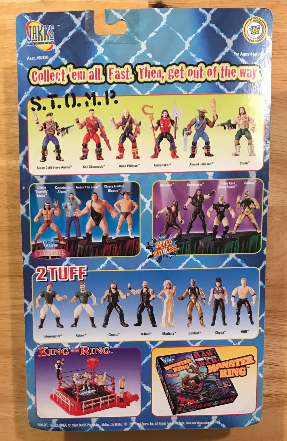 WWF Jakks Pacific BCA Shotgun Saturday Night Series 1: Savio Vega - WWF Jakks Pacific BCA (WWF Jakks Pacific BCA Shotgun Saturday Night Series 1: Savio Vega) action figure collectible [Barcode 039897807959] - Main Image 2