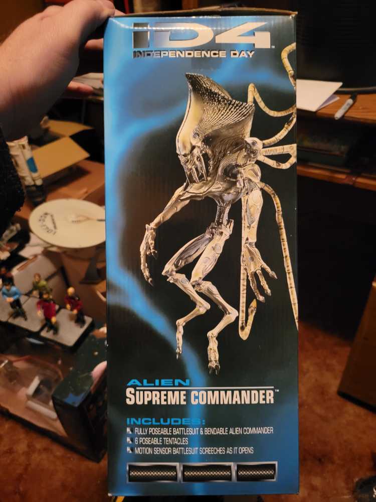 Day Id4 Independence Day Alien Supreme Commander Mission Disk New Trendmasters Id4 Alien - Trendmasters (ID4 Independence Day) action figure collectible [Barcode 096882306637] - Main Image 3