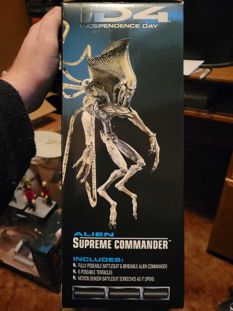 Day Id4 Independence Day Alien Supreme Commander Mission Disk New Trendmasters Id4 Alien - Trendmasters (ID4 Independence Day) action figure collectible [Barcode 096882306637] - Main Image 4