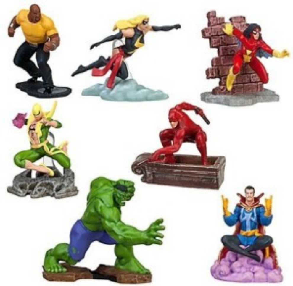 Disney Store Exclusive Marvel Universe Figurine Playset Pvc - Disney (MARVEL) action figure collectible [Barcode 463727378737] - Main Image 3