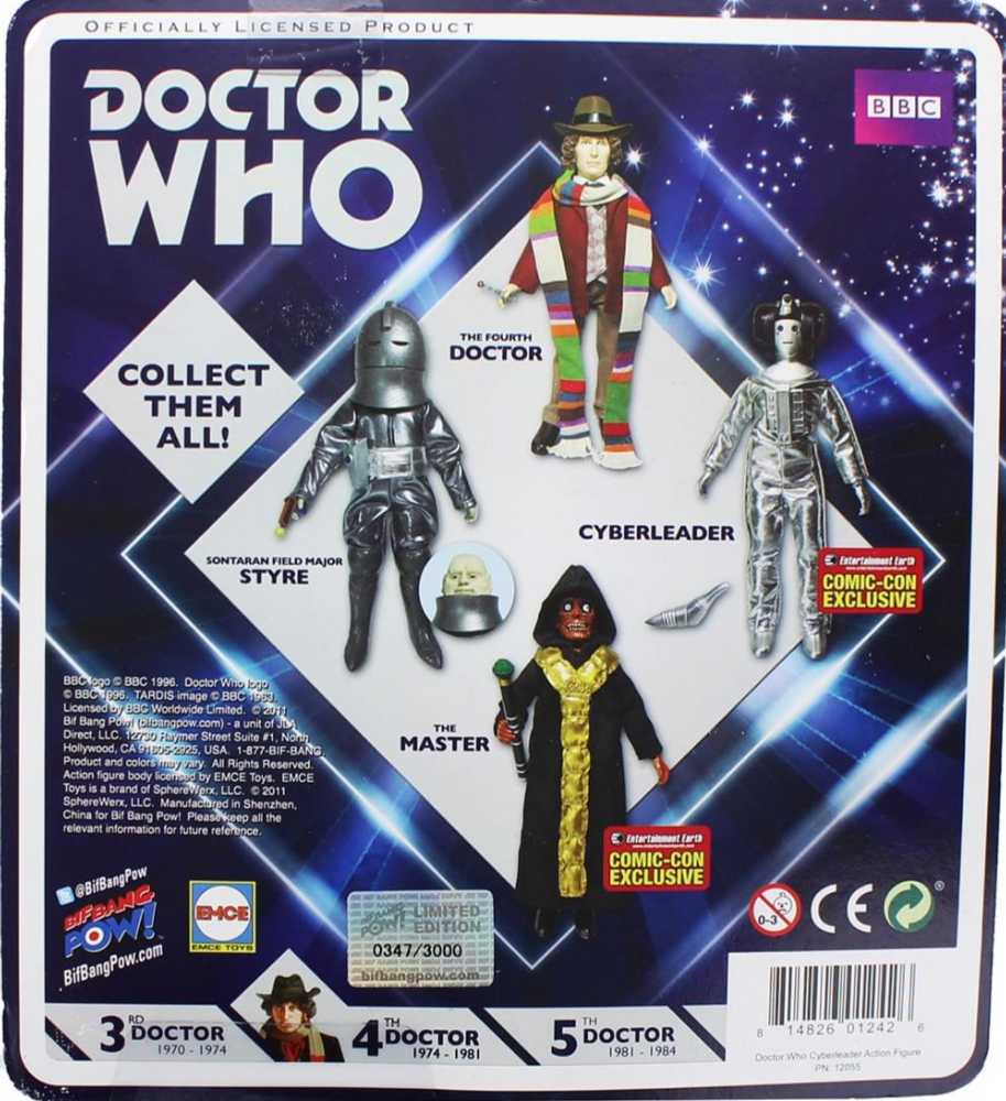 Doctor Who Cyberleader Exclusive Bif Bang Pow - Bif Bang Pow!/EMCE (BBC Doctor Who) action figure collectible [Barcode 814826012426] - Main Image 2