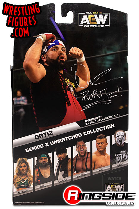 #11 Ortiz - Jazwares AEW (AEW Unmatched Collection 2) action figure collectible - Main Image 4