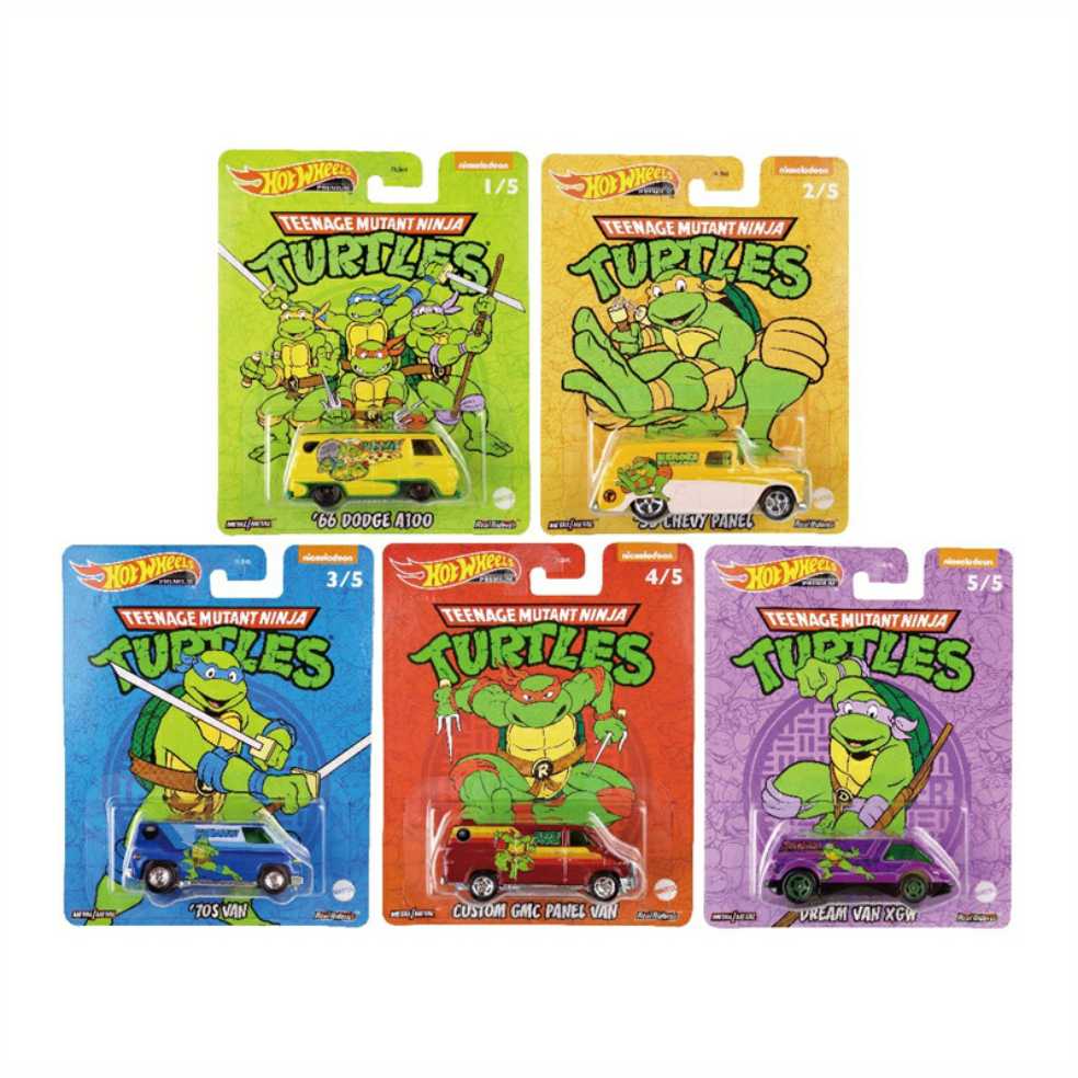 TMNT: Hot Wheels Teenage Mutant Ninja Turtles 66’ Dodge A100 1/5 - Hot Wheels (Teenage Mutant Ninja Turtles) action figure collectible [Barcode 194735016204] - Main Image 4