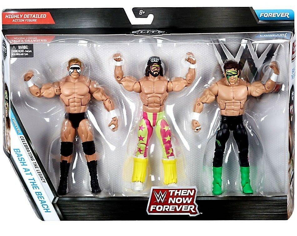 Sting - Mattel - WWE (Mattel Elite Collection Then, Now, Forever Multipack: Bash at the Beach: Lex Luger, Randy Savage & Sting) action figure collectible - Main Image 3