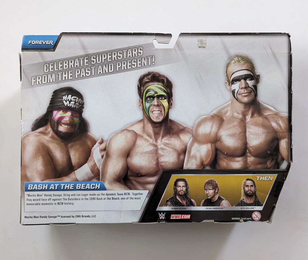 Sting - Mattel - WWE (Mattel Elite Collection Then, Now, Forever Multipack: Bash at the Beach: Lex Luger, Randy Savage & Sting) action figure collectible - Main Image 4