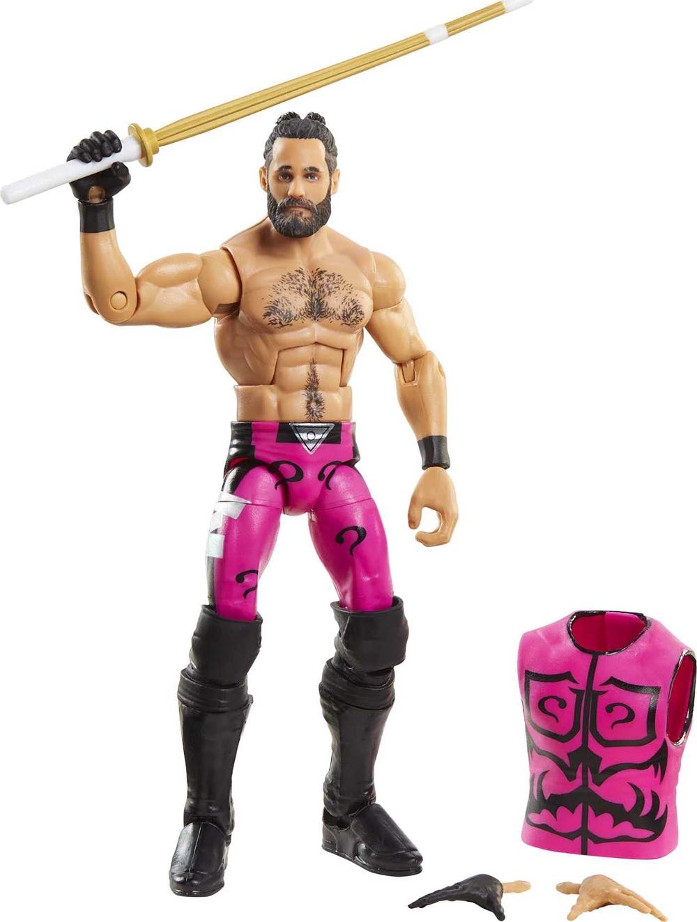 Brett “ Hitman” Hart - Mattle (Wwe Ultimate Edtion) action figure collectible - Main Image 3