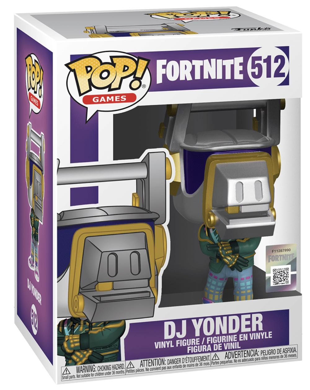 DJ Yonder (Fortnite) 512  action figure collectible [Barcode 889698390507] - Main Image 2