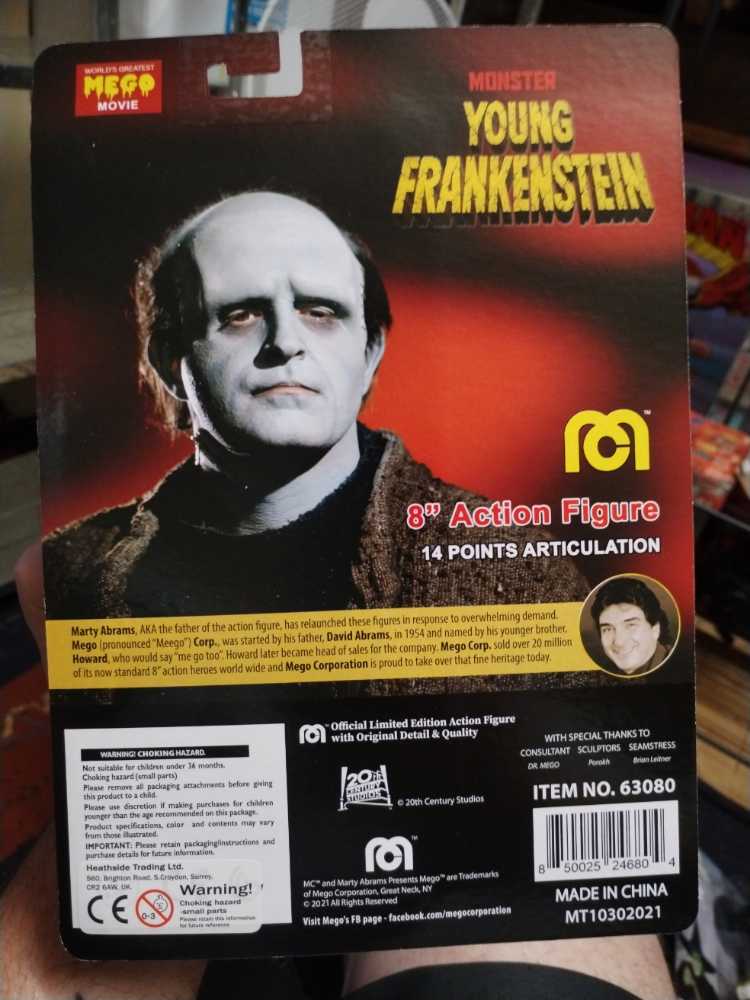 Young Frankenstein Monster  - Mego Corp (Universal Monsters) action figure collectible [Barcode 850025246804] - Main Image 2