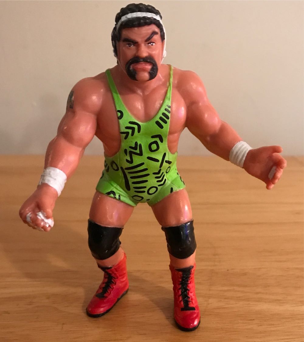 Rick Steiner [Neon Green Singlet] - Galoob (WCW - Galoob) action figure collectible - Main Image 3