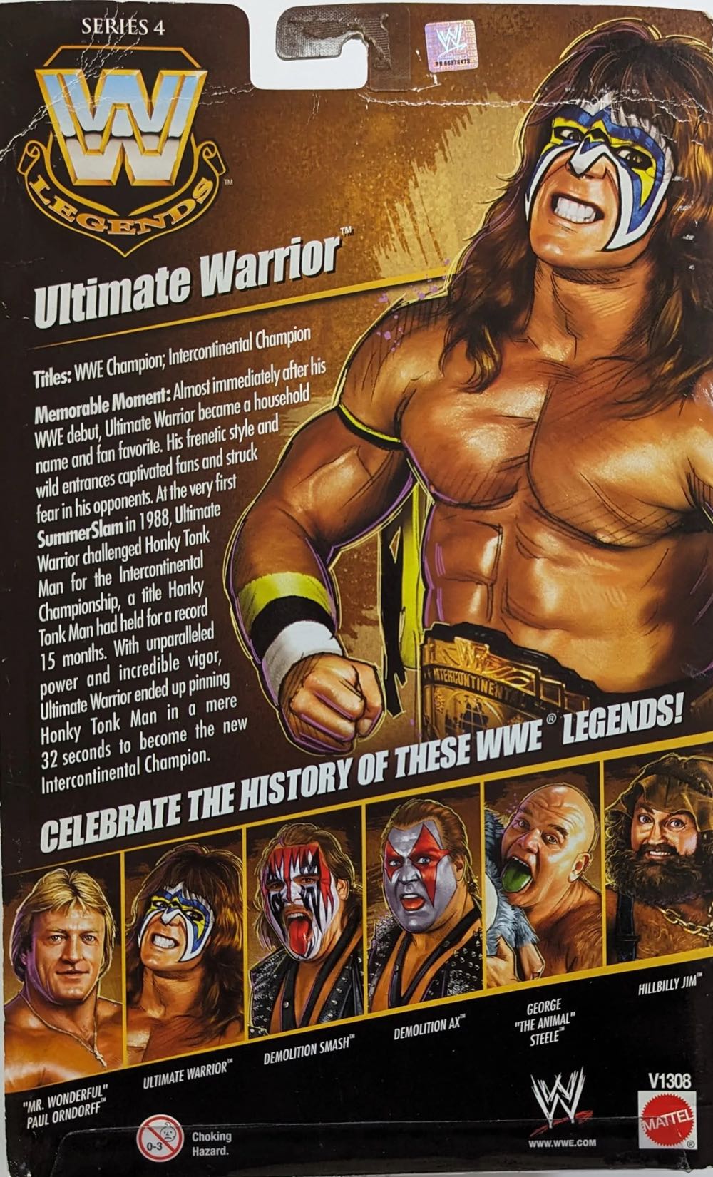 Ultimate Warrior - Mattel (Mattel Ultimate Edition Fan Takeover) action figure collectible - Main Image 2