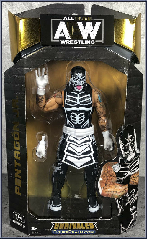 Pentagon Jr. - Jazwares (AEW - Unrivaled) action figure collectible - Main Image 2
