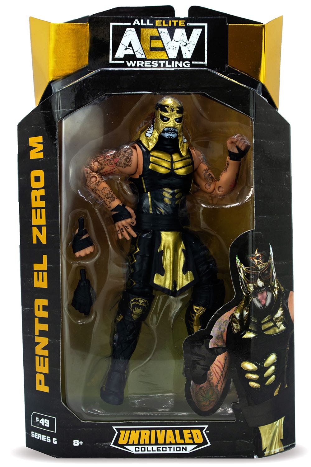 Pentagon El Zero Miedo - Jazwares (AEW - Unrivaled) action figure collectible - Main Image 2